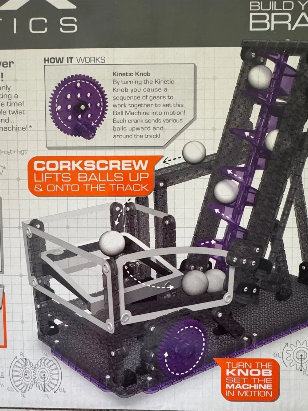 NEW IN BOX HEX BUG Vex Robotics Screw Lift Ball Construction Kit